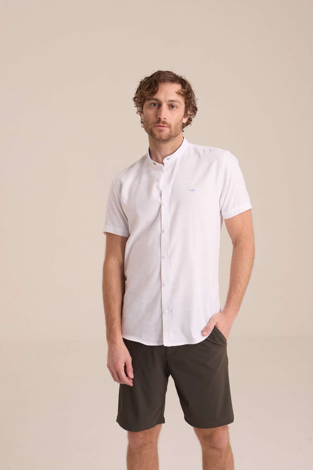 Camisa de Manga Corta Blanco MC-2511