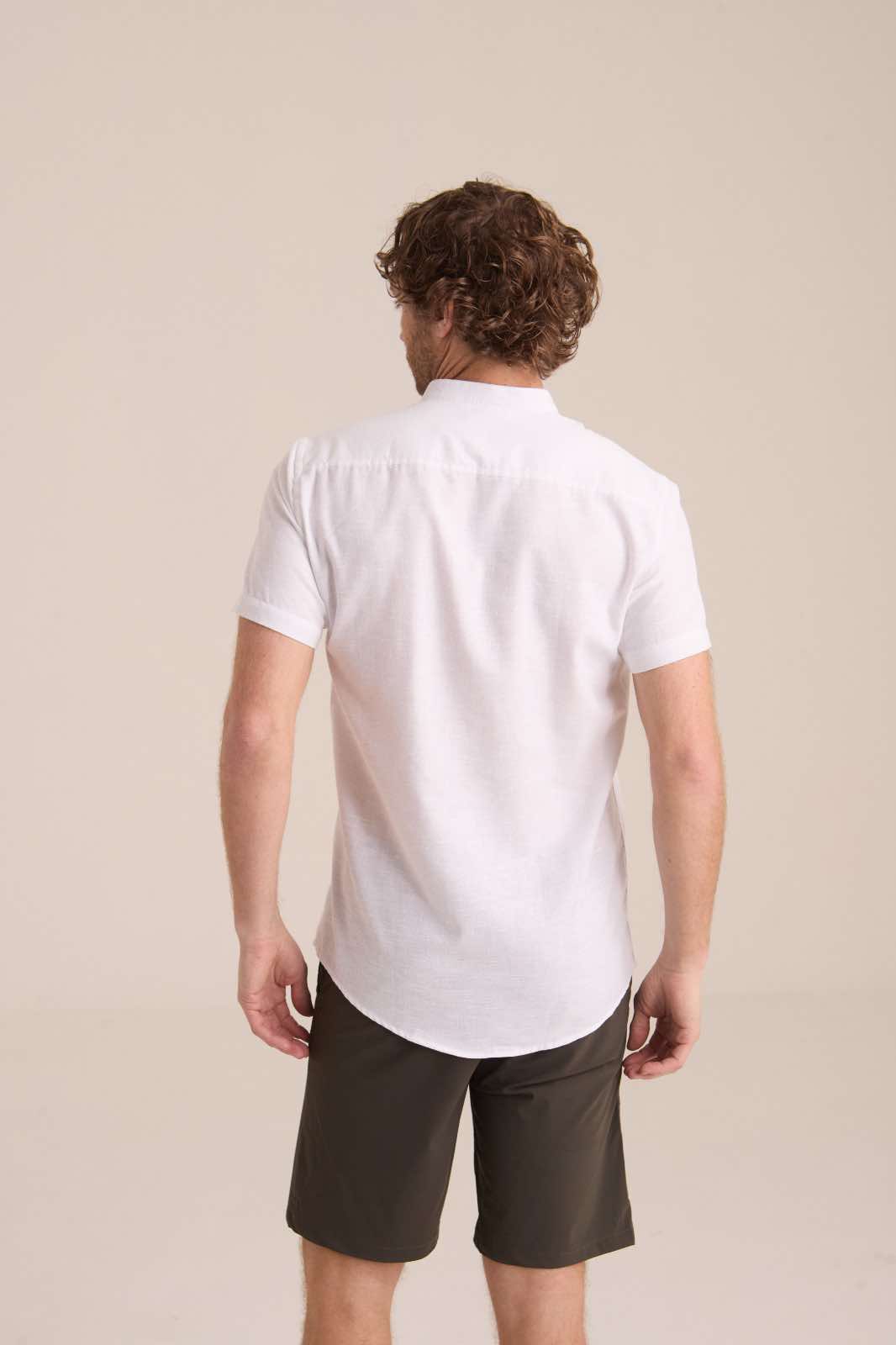 Camisa de Manga Corta Blanco MC-2511