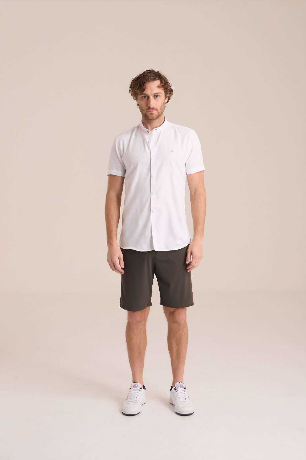Camisa de Manga Corta Blanco MC-2511