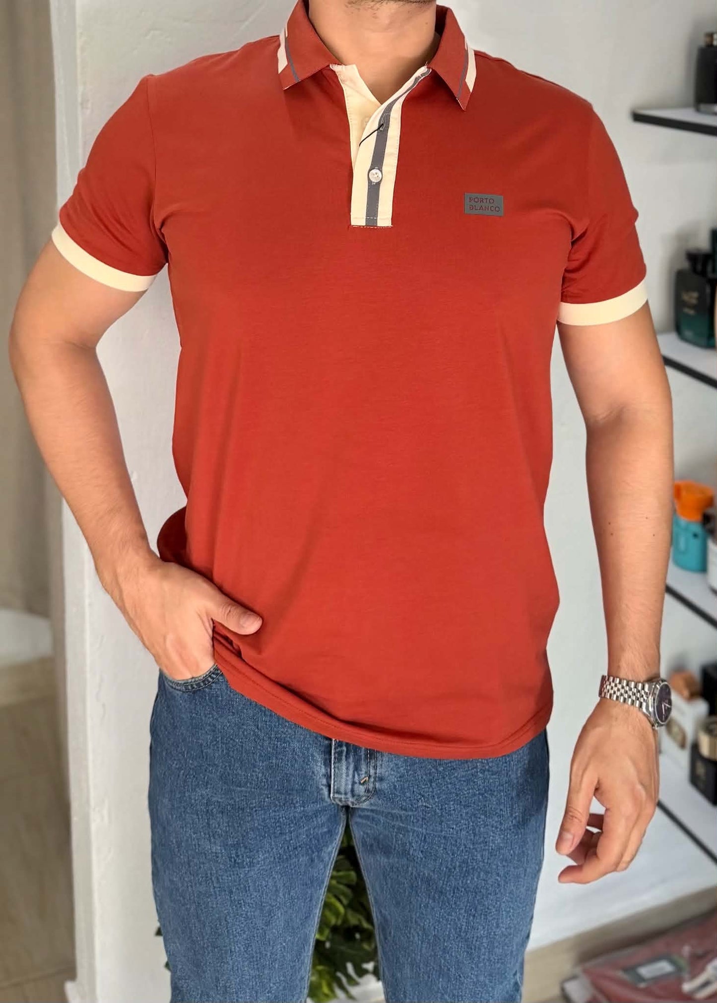 Playera Polo Hombre Shedron