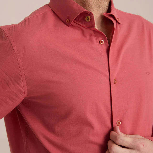 Camisa de Manga Larga Rojo Hombre