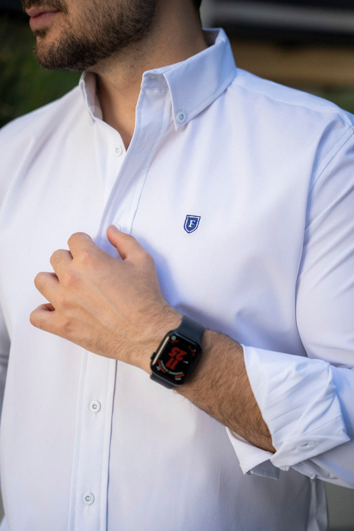 Camisa de Manga Larga Blanco FOR 3123