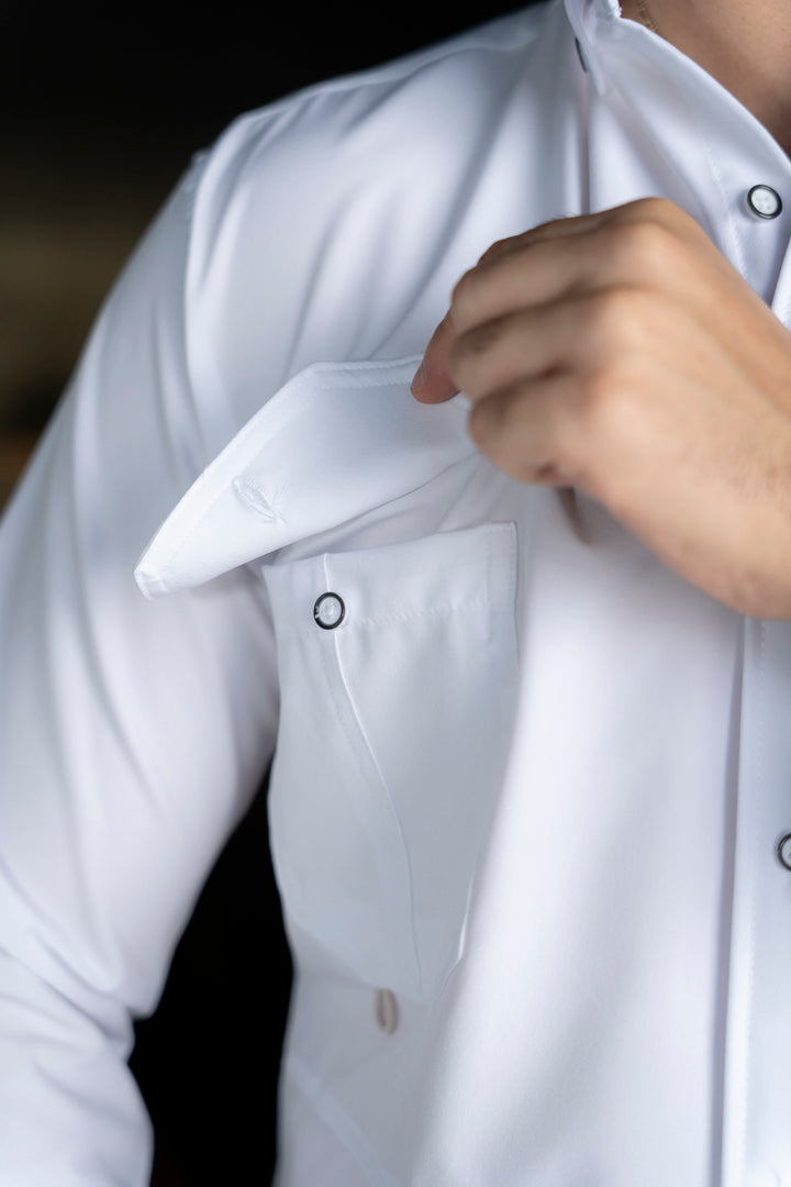 Camisa de Manga Larga Blanco Dryflex FOR 3285