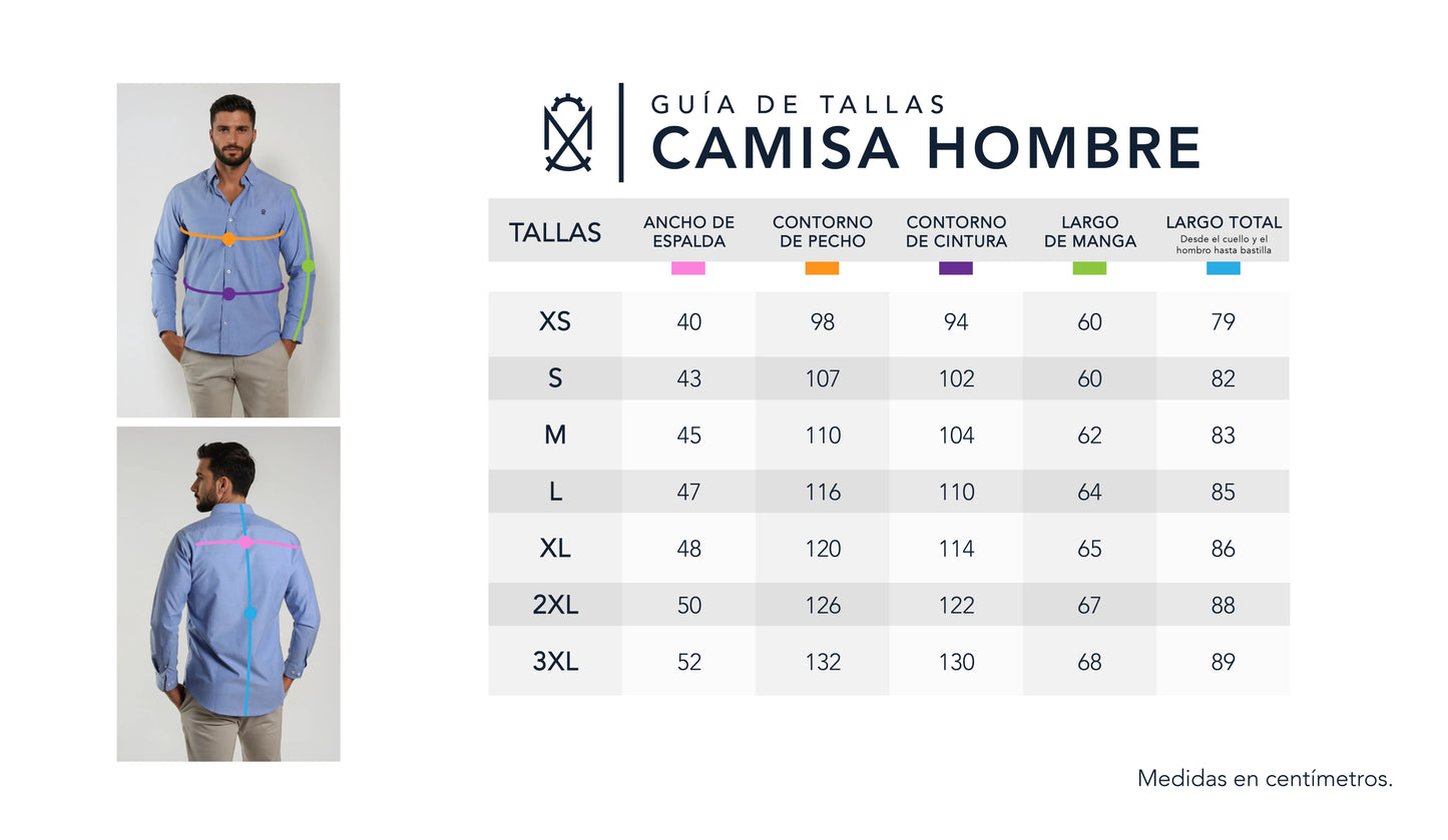 Camisa De Manga Larga MT1538