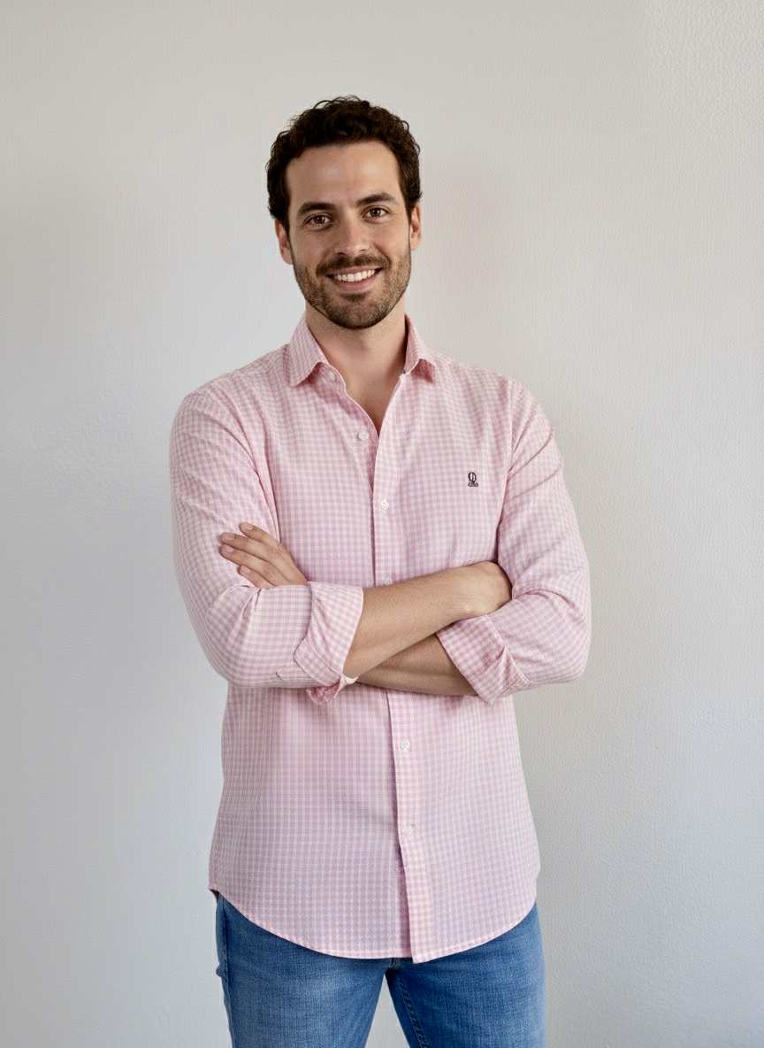 Camisa Cuadros Rosa