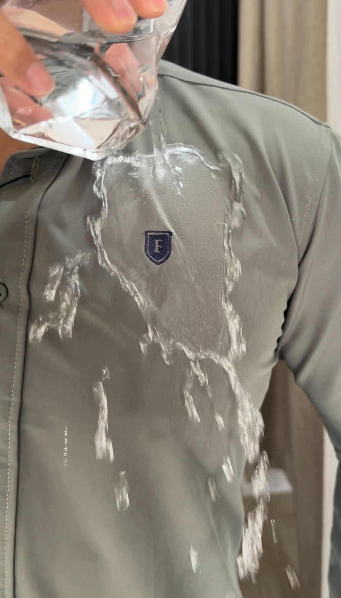 Camisa de Manga Larga Verde Agave FOR 3131