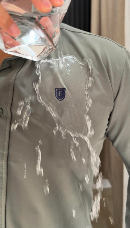 Camisa de Manga Larga Verde Agave FOR 3131