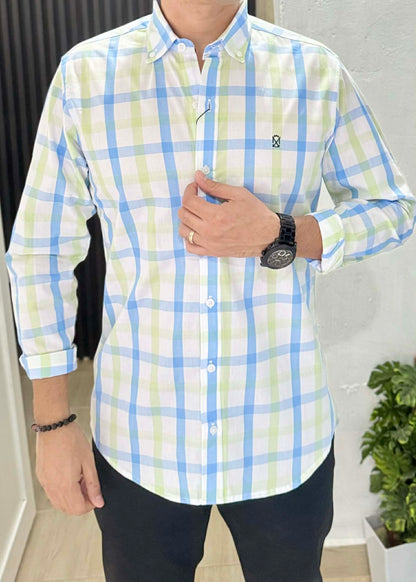 Camisa De Manga Larga A Cuadros Danilo