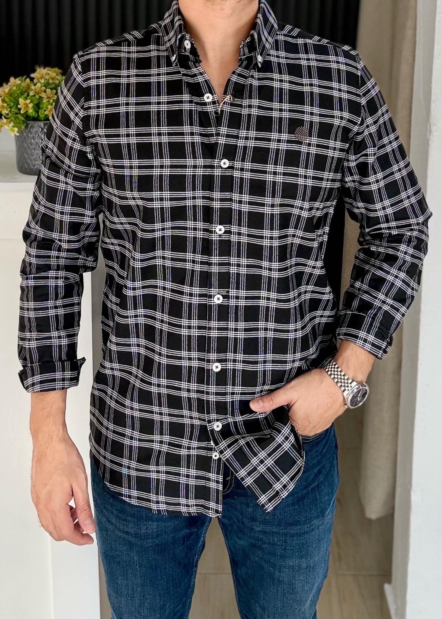 Camisa De Manga Larga  MR-1118