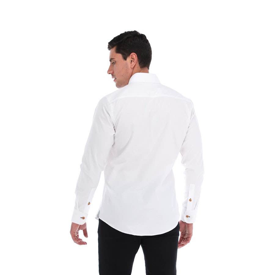 Camisa de Manga Larga Blanco C-15