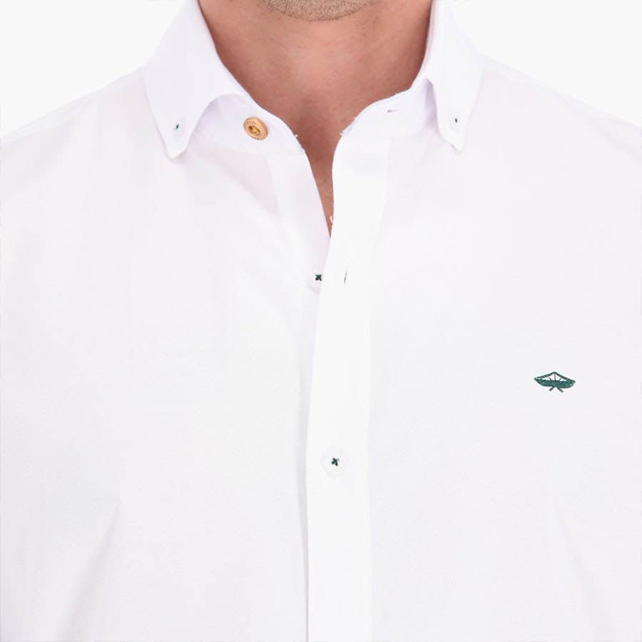 Camisa de Manga Larga Blanco C-15