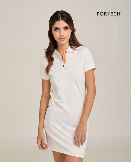 Vestido Camisero Edición Especial Blanco DVE-2541
