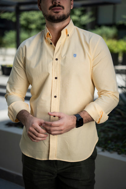 Camisa de Manga Larga Amarillo FOR 3167