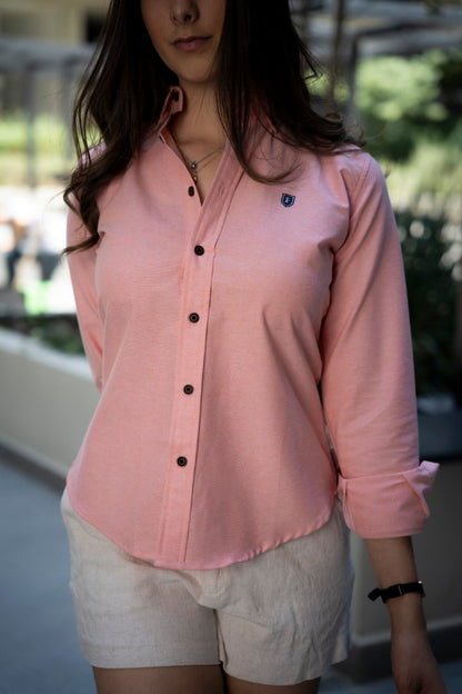 Camisa de Manga Larga Naranja FOR 3170