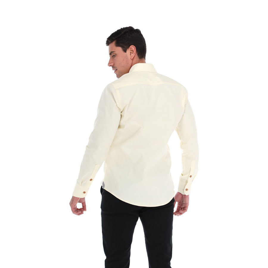 Camisa de Manga Larga Amarillo C-16