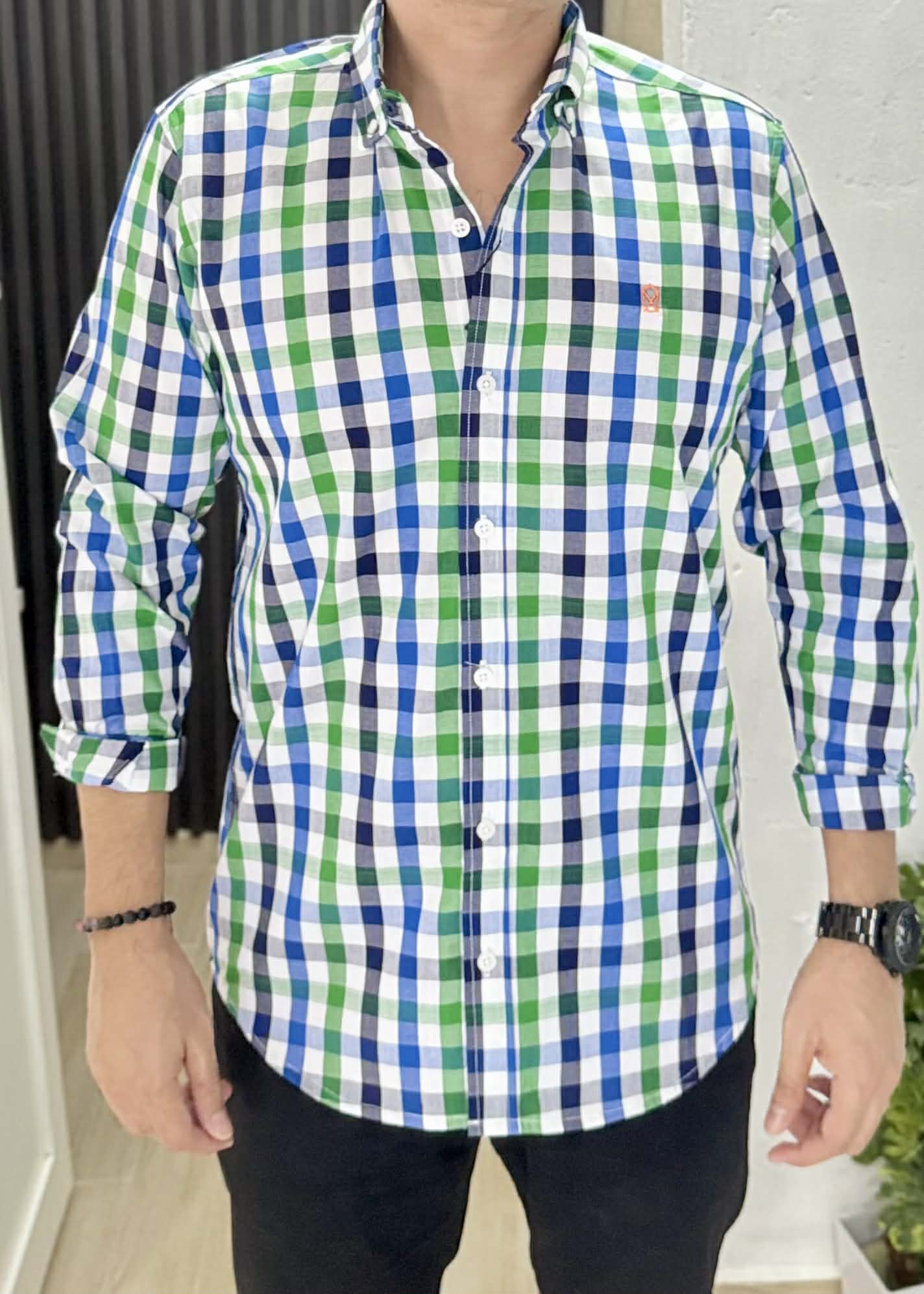 Camisa De Manga Larga A Cuadros Owen