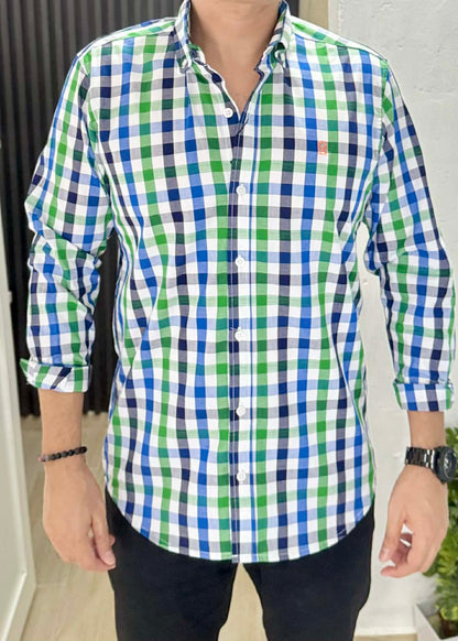 Camisa De Manga Larga A Cuadros Owen